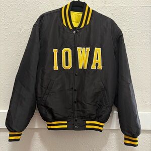 Starter Vintage Iowa Hawkeye Varsity Jacket Adult M